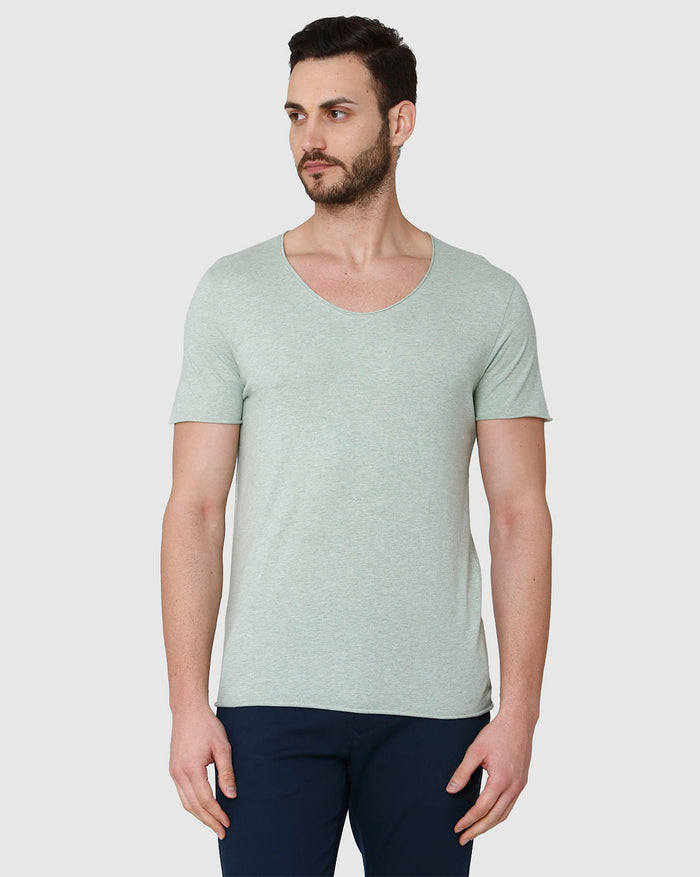 Green Crew Neck T-Shirt