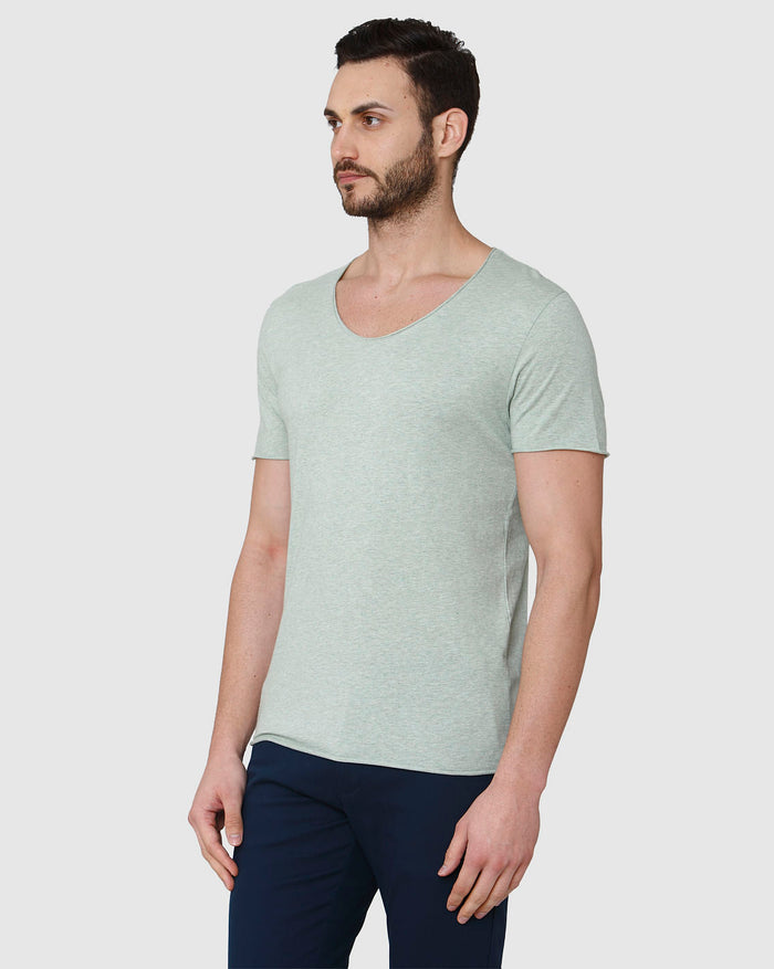 Green Crew Neck T-Shirt