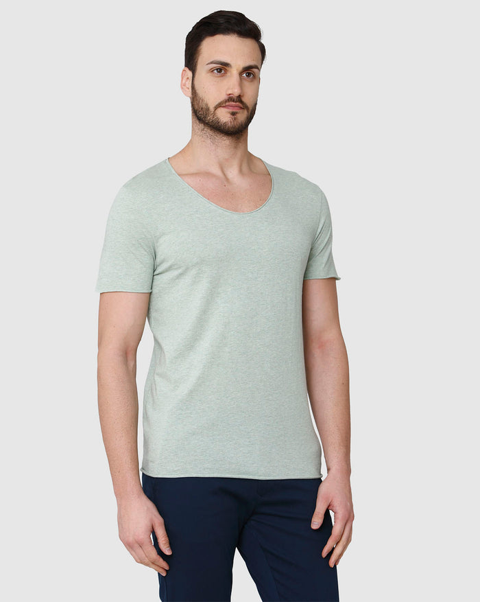 Green Crew Neck T-Shirt
