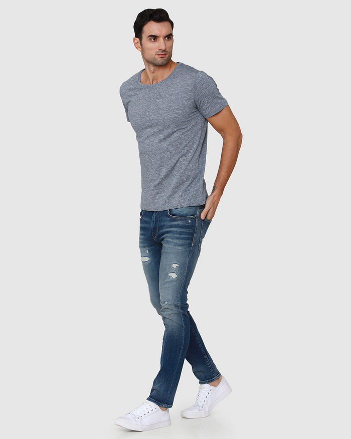 Grey Crew Neck T-Shirt