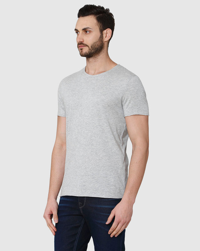 Grey Crew Neck T-Shirt
