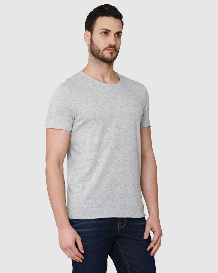 Grey Crew Neck T-Shirt
