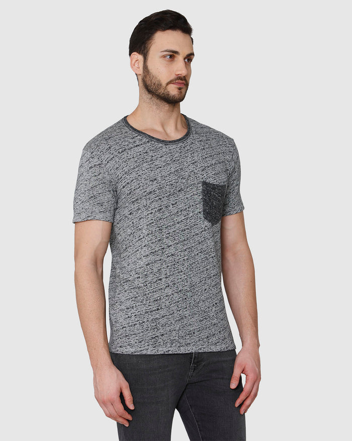 Grey Crew Neck T-Shirt