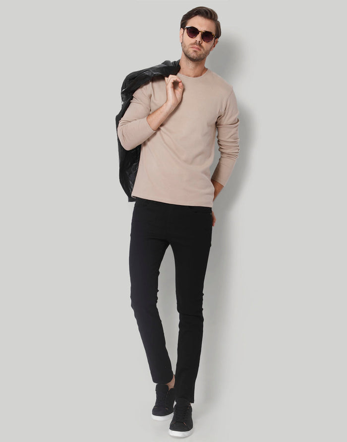 Grey Crew Neck T-Shirt