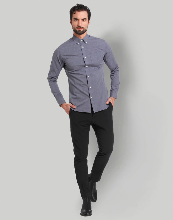 Grey Full Sleeves Shirt