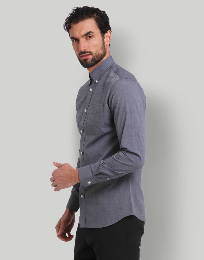 Grey Full Sleeves Shirt