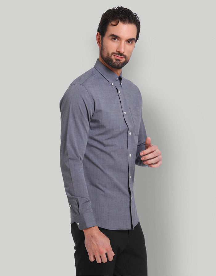 Grey Full Sleeves Shirt