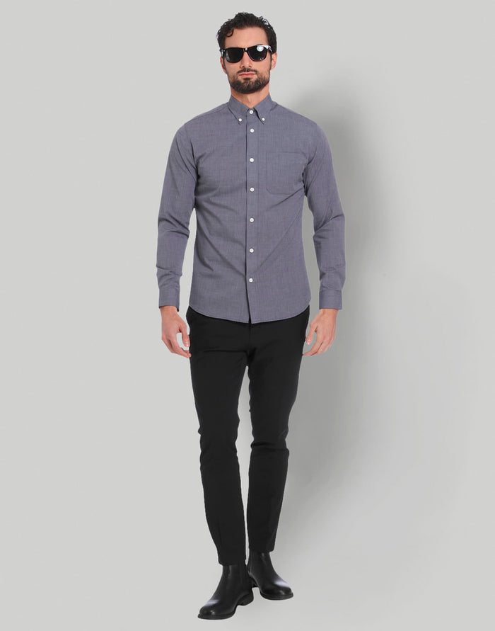 Grey Full Sleeves Shirt