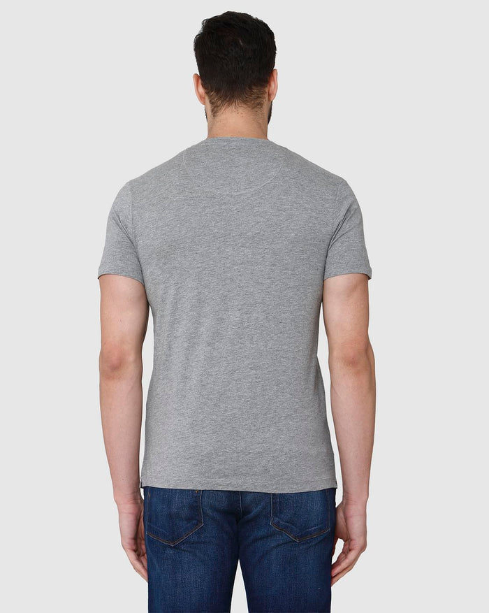 Grey Henley T-Shirt