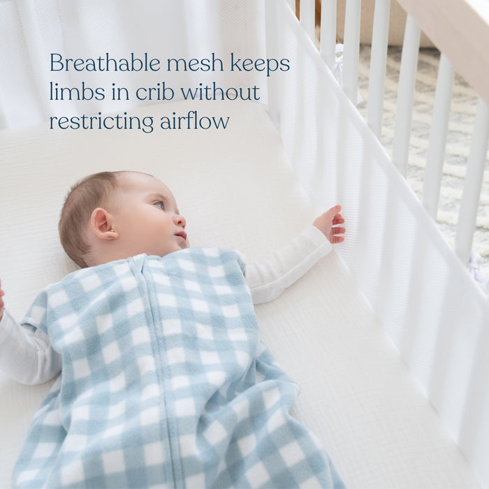 Halo Breathable Mesh Crib Liner for Mini Crib