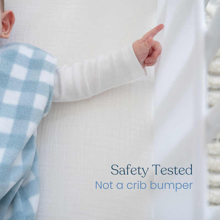 Halo Breathable Mesh Crib Liner for Mini Crib