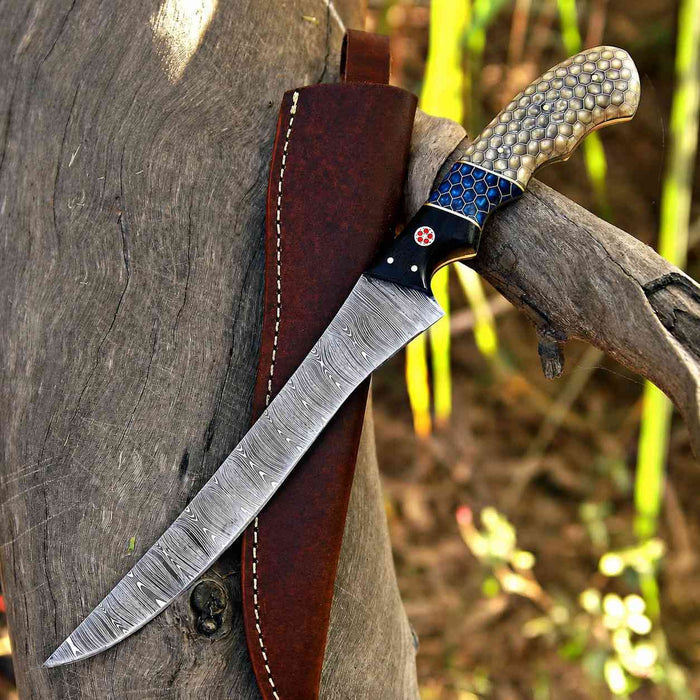 Handcrafted Damascus Fillet Knife – Precision and Elegance in Every Slice - RFE Marketing Ventures