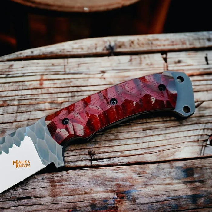 Handforged D2 Bowie Knife - Superior Strength and Control for Outdoors - RFE Marketing Ventures