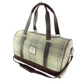 Harris Tweed Clyde Weekend Bag – Spacious Wool Travel Holdall - Beige Stewart (COL132)