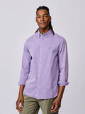 Aubin Lilac Hessle Button Down Shirt | Oxford Shirt