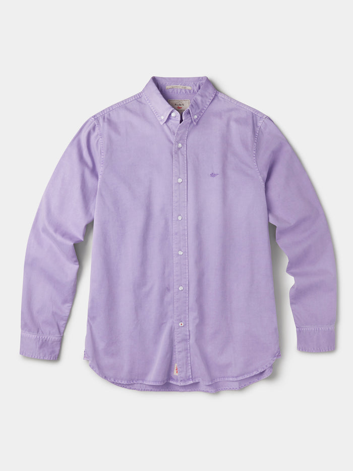Aubin Lilac Hessle Button Down Shirt | Oxford Shirt