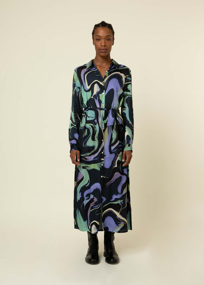 Hevi Shirt Dress (Navy)