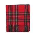 Highland Wool Blend Tartan Blanket Throw Extra Warm - STEWART ROYAL - Heritage Of Scotland -