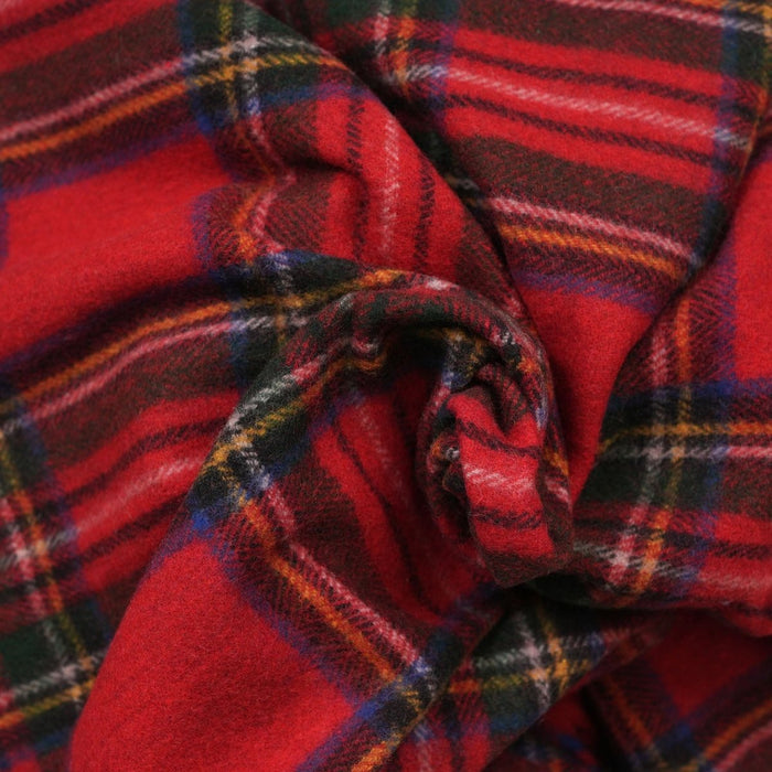 Highland Wool Blend Tartan Blanket Throw Extra Warm - STEWART ROYAL - Heritage Of Scotland -