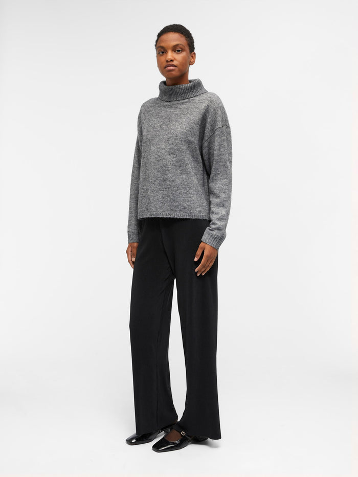 HILDA M/W PLISSE PANTS (BLACK)