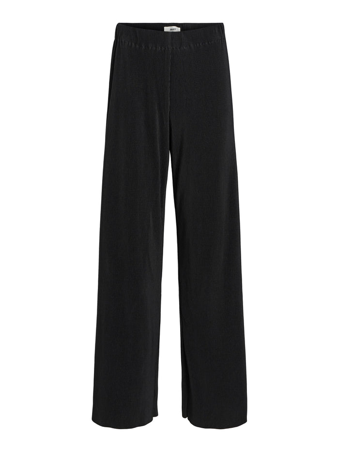 HILDA M/W PLISSE PANTS (BLACK)