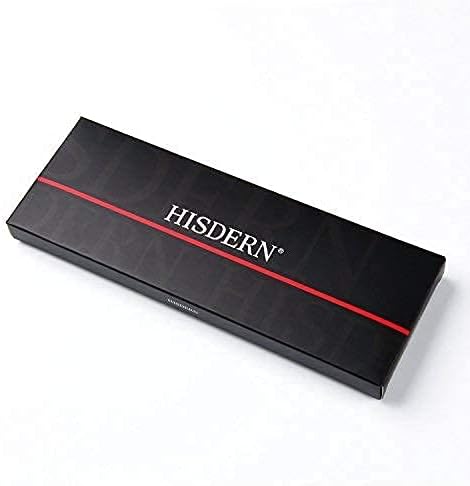Houndstooth Tie Handkerchief Set - BURGUNDY