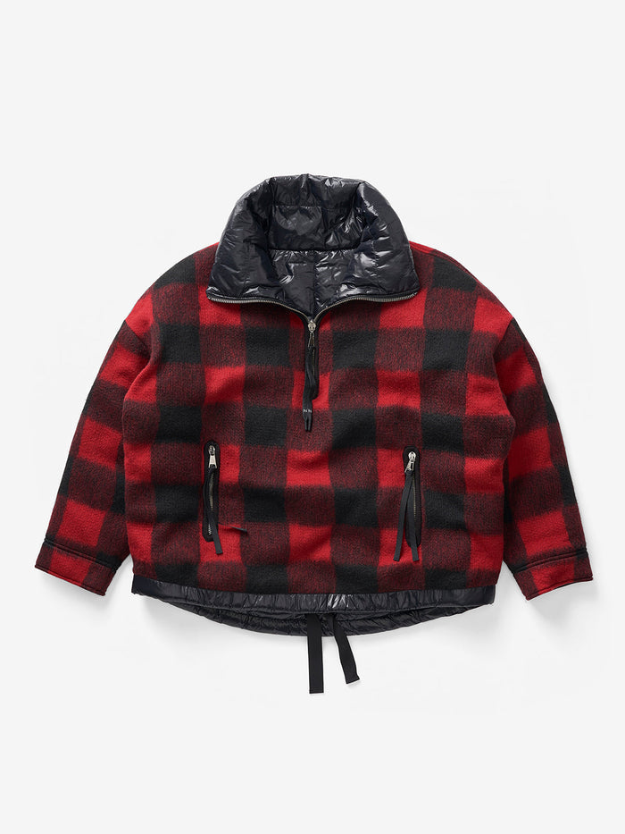 Holden Outerwear Reversible Wool Half Zip Jacket