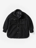 Holden Outerwear Wool Sherpa Shirt Jacket