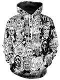 Horror Villains Hoodie On Cue Apparel Epic Hoodie