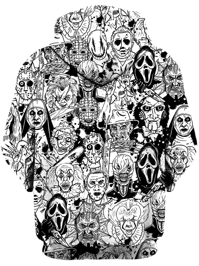 Horror Villains Hoodie On Cue Apparel Epic Hoodie