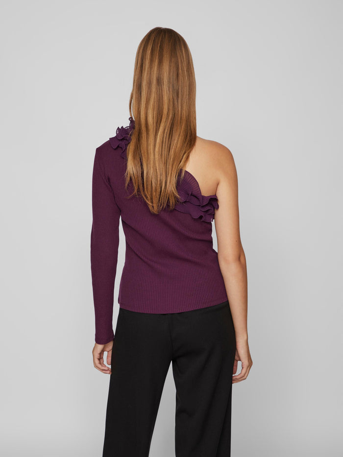 IMIA ONE SHOULDER TOP (WINTER BLOOM)