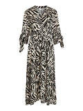 Iomir Midi Dress (Birch/Black)