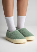 Sheep by the Sea Slippers | Green