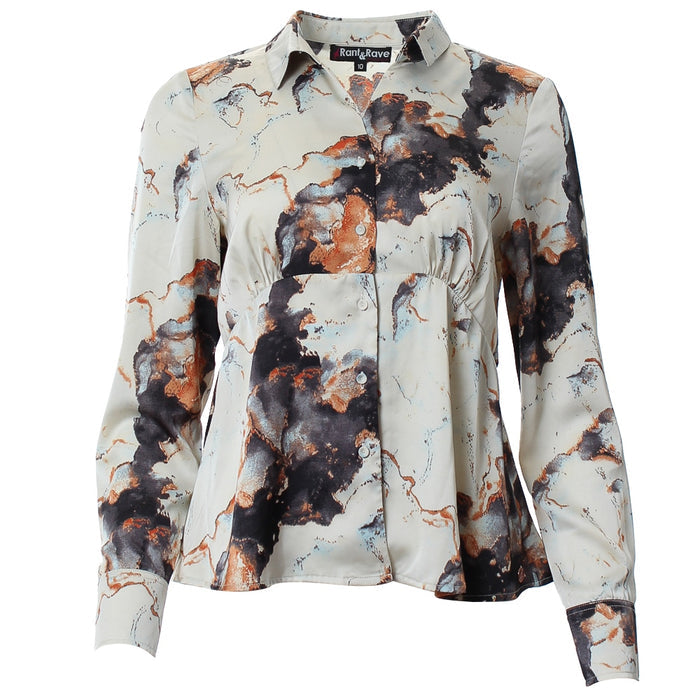 Isla Shirt (Cream / Black)