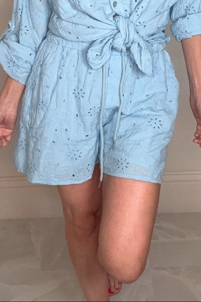 Style the Italian Herringbone Crochet Vacation Set exclusively at Born To Glam