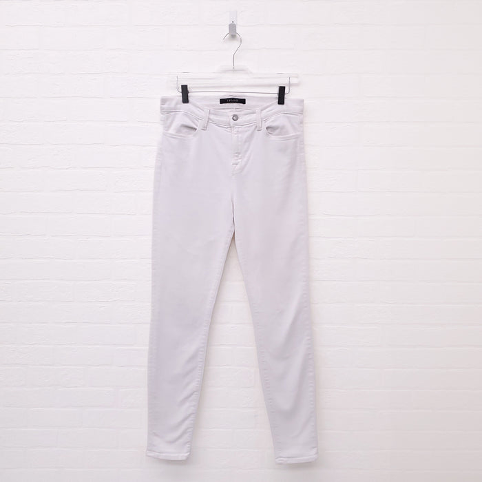 J BRAND WHITE SKINNY JEANS - SIZE 30