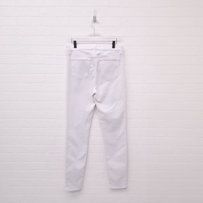 J BRAND WHITE SKINNY JEANS - SIZE 30