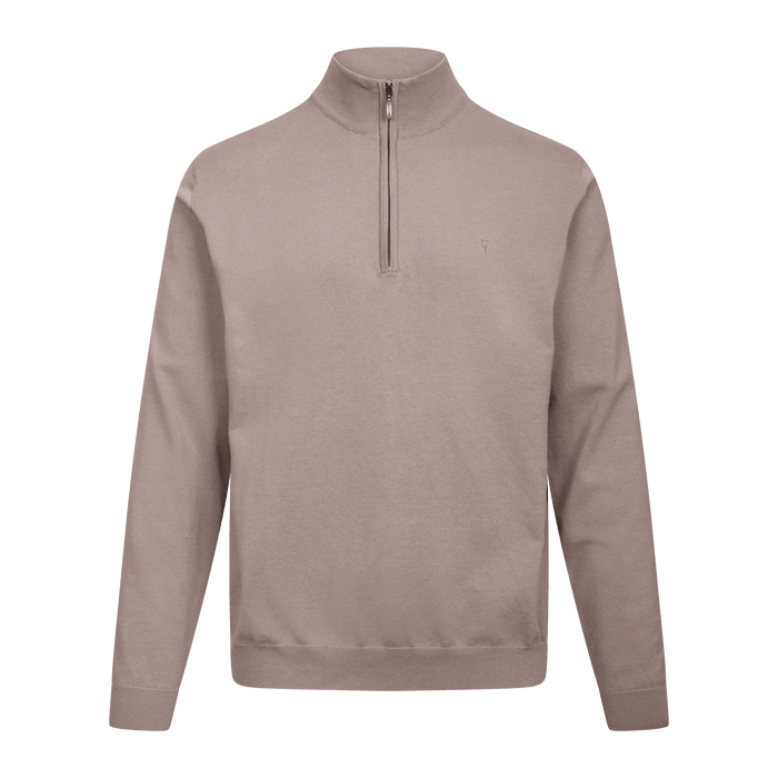 Urban Pioneers Male Jake Half-Zip SWEATER DARK SAND