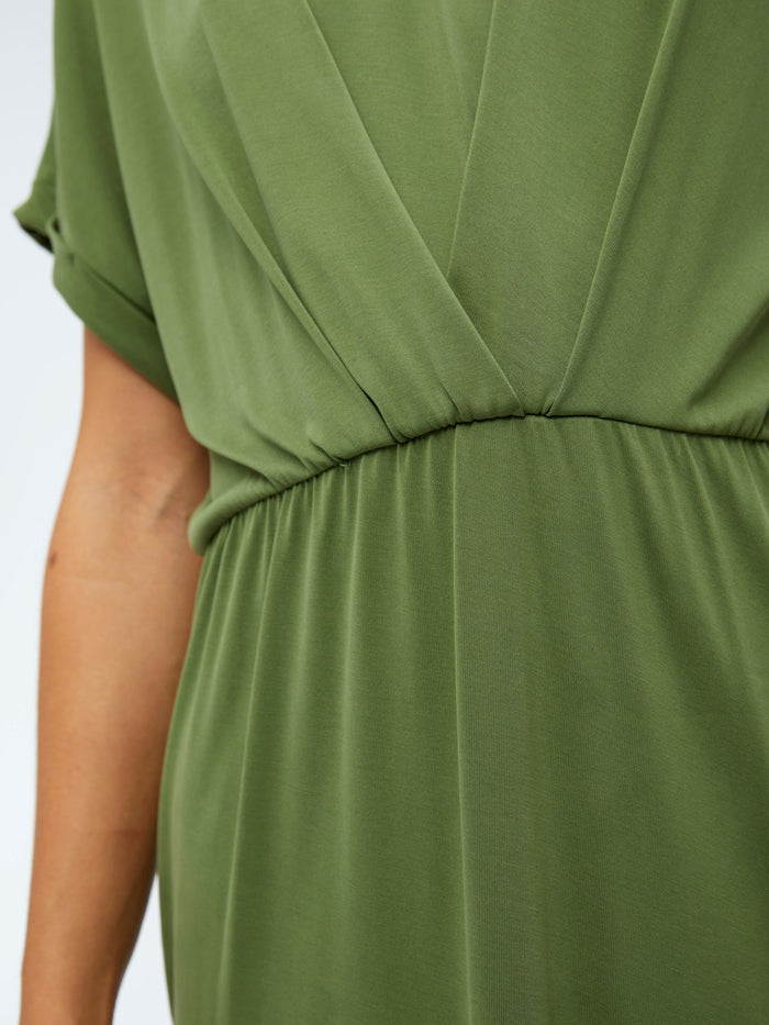 JANNIE DRESS (VINEYARD GREEN)