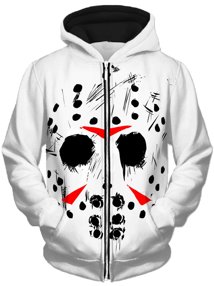 Jason Unisex Zip-Up Hoodie Technodrome Epic Hoodie