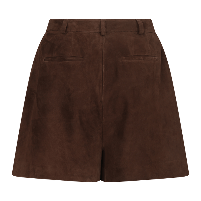Urban Pioneers Female Jayla Suede Shorts SHORTS CHOCOLATE BROWN
