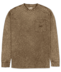 JETTY MENS TANKER ACID WASH LONG SLEEVE SHIRT 26