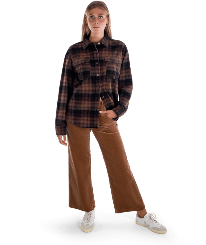 JETTY WOMENS ANCHOR FLANNEL