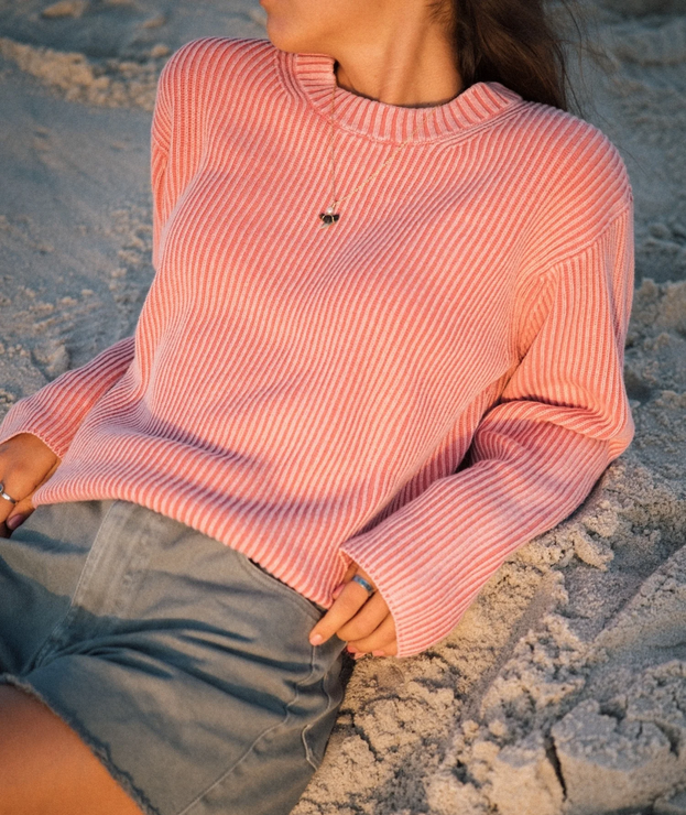 JETTY WOMENS SUNDRENCHED CREWNECK SWEATER 26