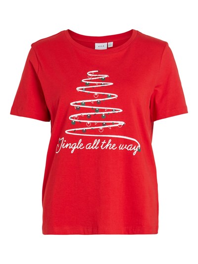 Jingle All The Way Christmas T-Shirt (Red)