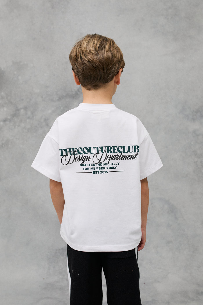 JNR DESIGN DEPARTMENT GRAPHIC T-SHIRT - WHITE