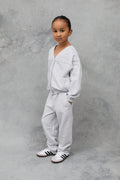 JUNIOR JERSEY CARDIGAN - GREY MARL