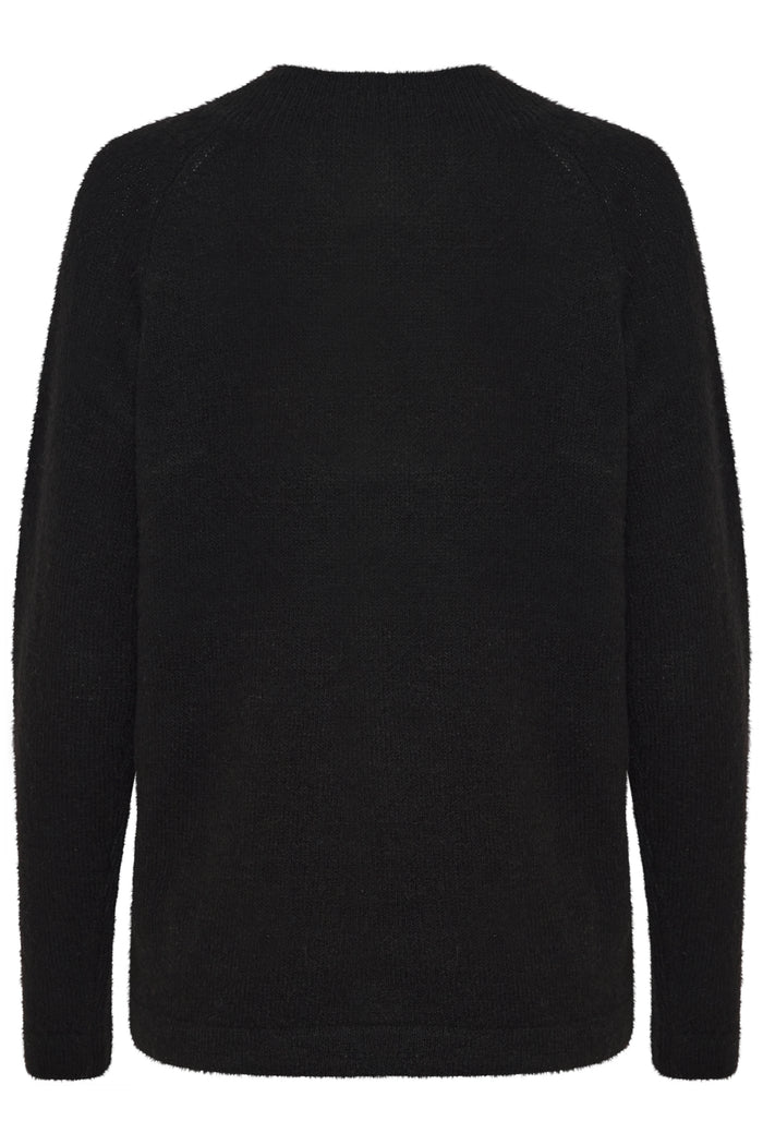 Kamara V-Neck Jumper (Black)