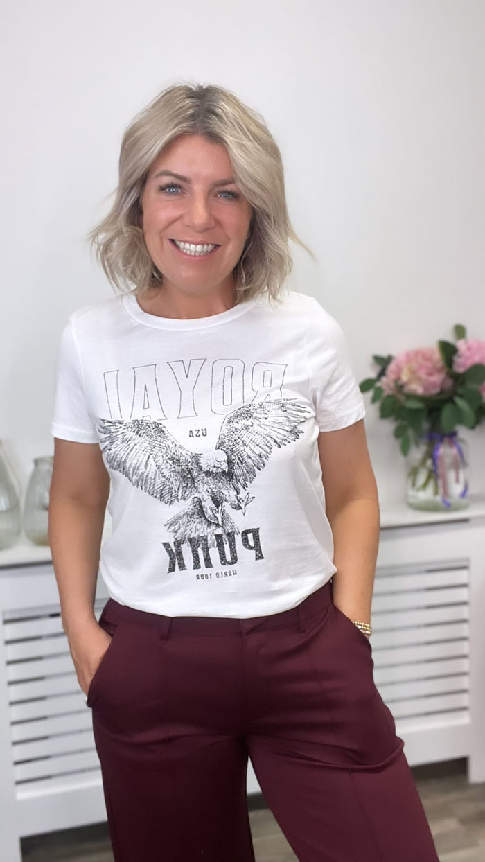 KAMILLE T-SHIRT (CLOUD DANCER)