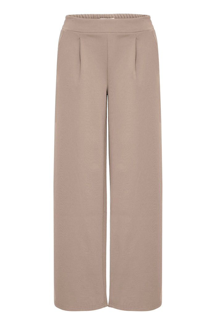 Kate Wide Leg Trousers (Fungi)